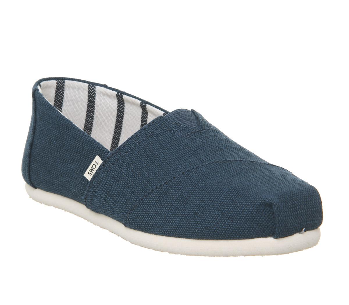TOMSAlpargata Slip OnsMajolica Blue Heritage