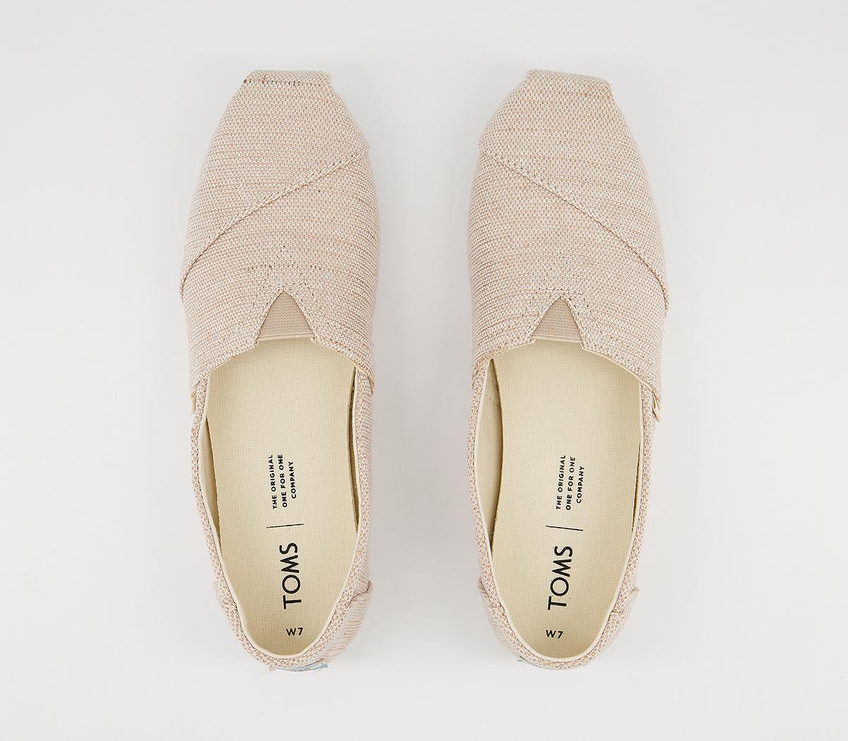 TOMS Alpargata TOMS Alpargata Natural Metallic Woven