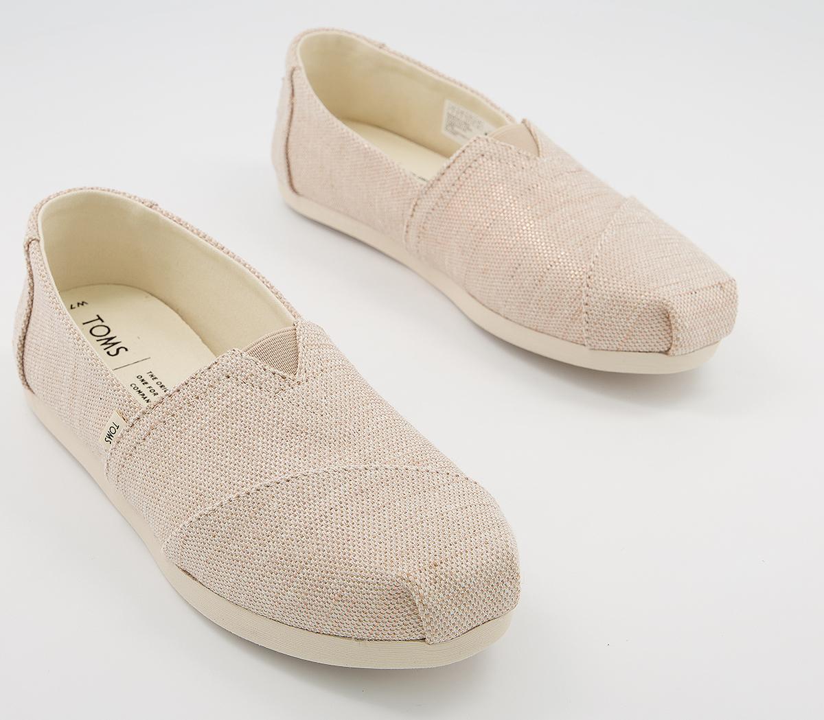 TOMS Alpargata TOMS Alpargata Natural Metallic Woven