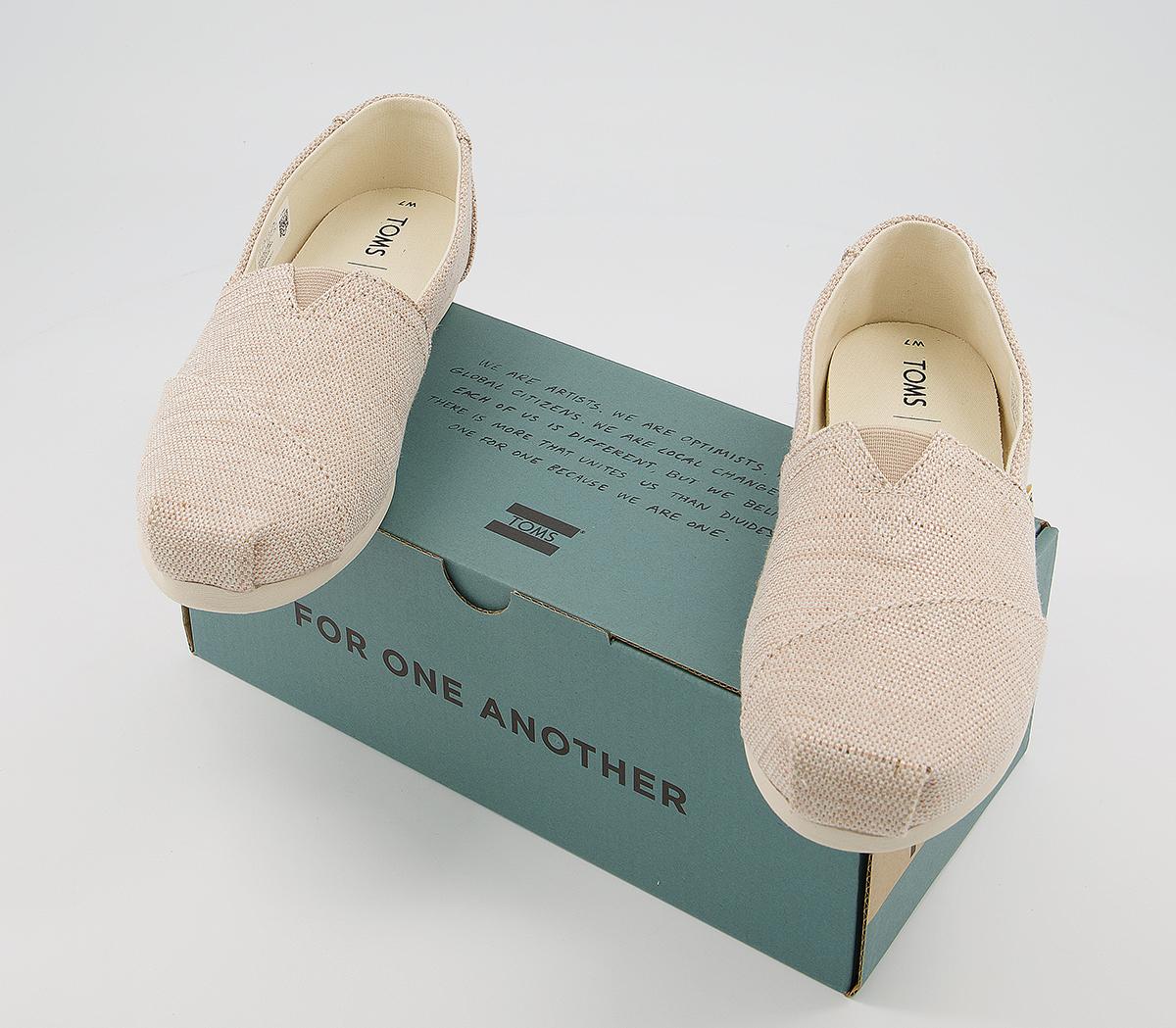 TOMS Alpargata TOMS Alpargata Natural Metallic Woven