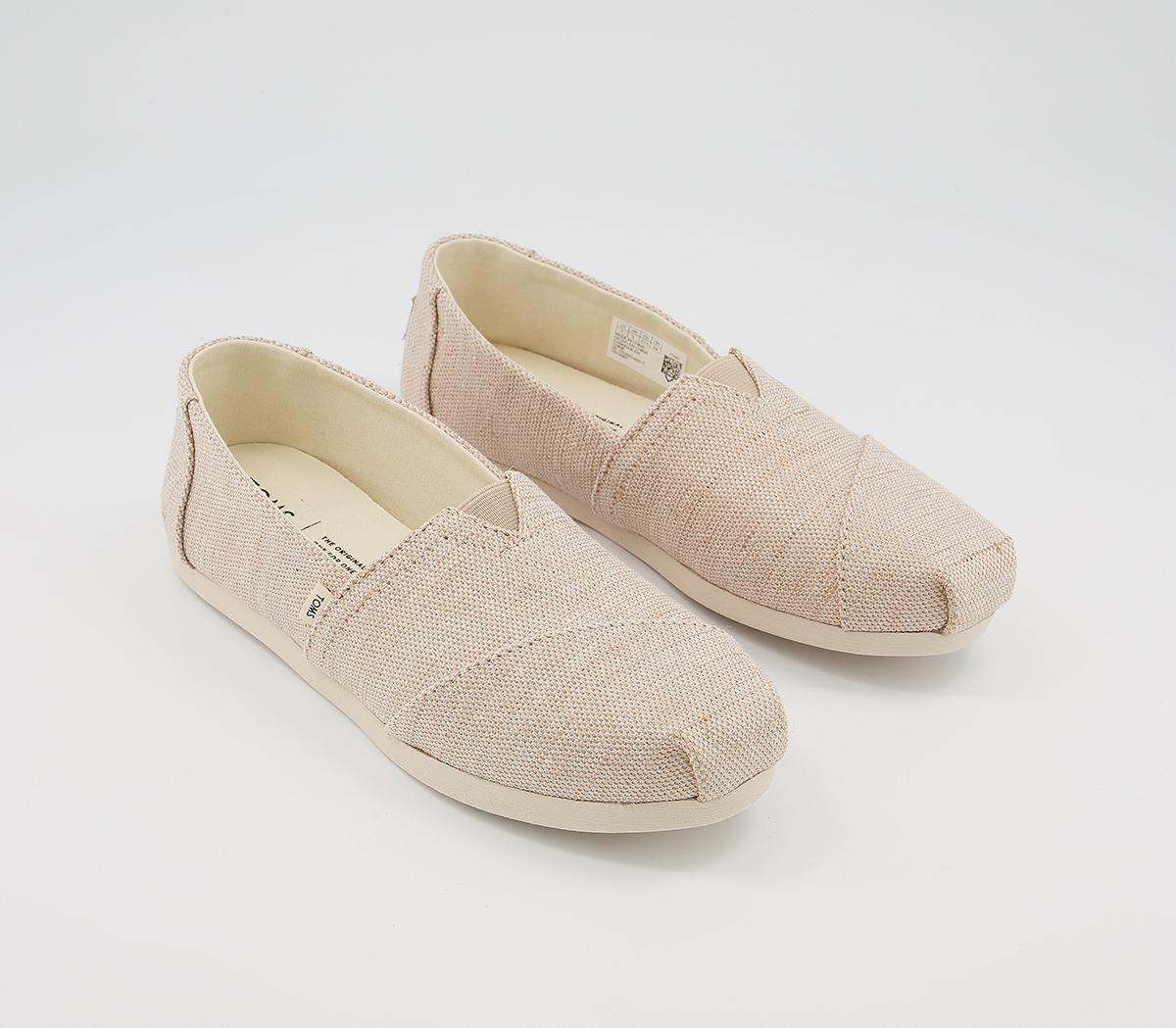 TOMS Alpargata TOMS Alpargata Natural Metallic Woven