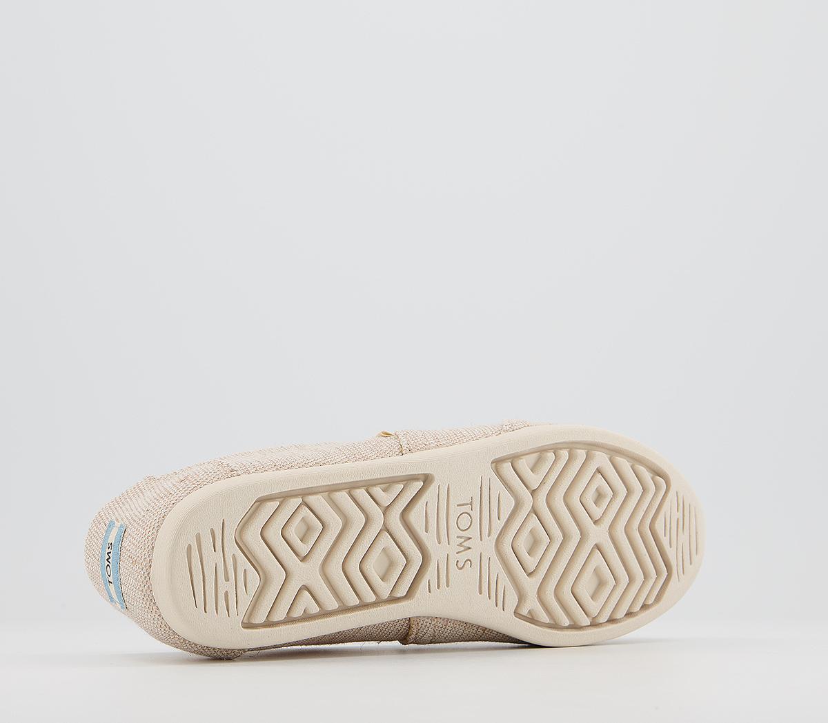 TOMS Alpargata TOMS Alpargata Natural Metallic Woven
