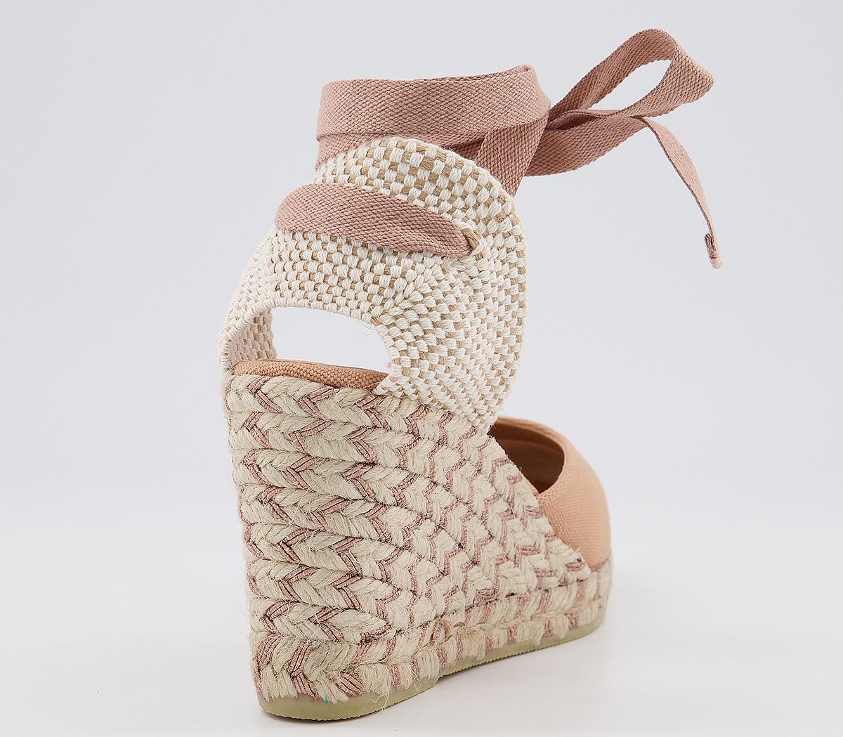 OFFICEMarmalade Part EspadrilleNude Canvas Rose Gold Fleck