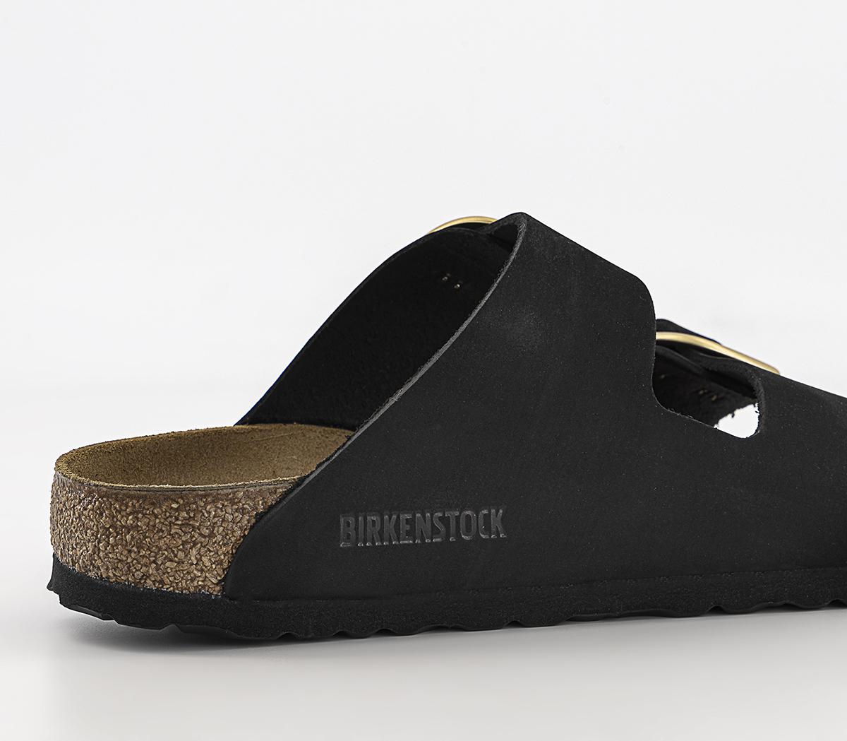 BIRKENSTOCKArizona Big Buckle Sandals Black Nubuck