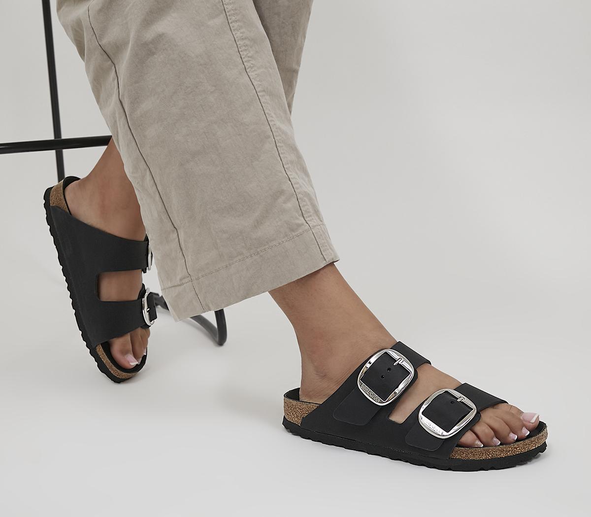 Big buckle best sale black birkenstock