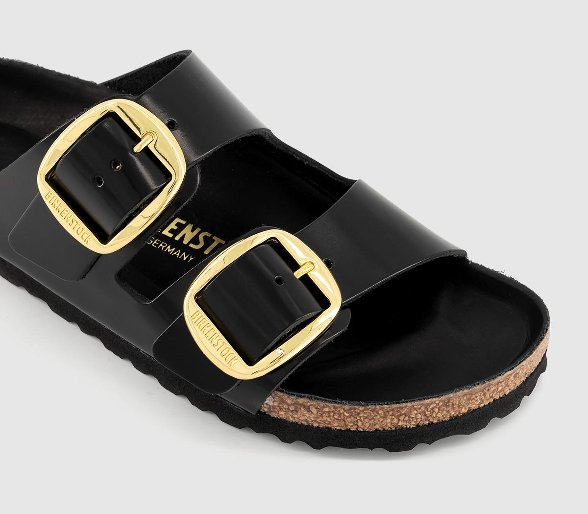 BIRKENSTOCKArizona Big Buckle SandalsHigh Shine Black
