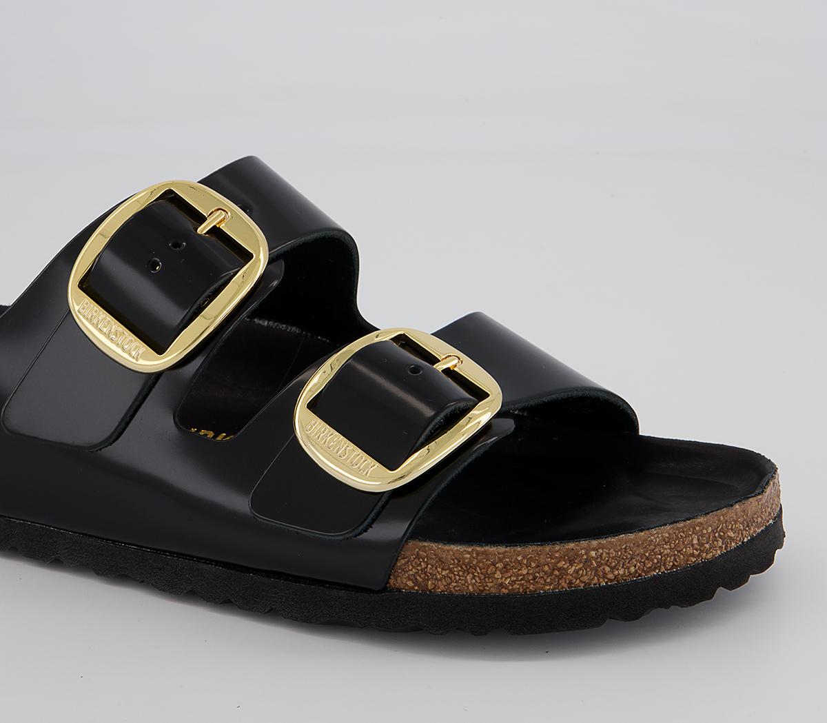 BIRKENSTOCKArizona Big Buckle SandalsHigh Shine Black