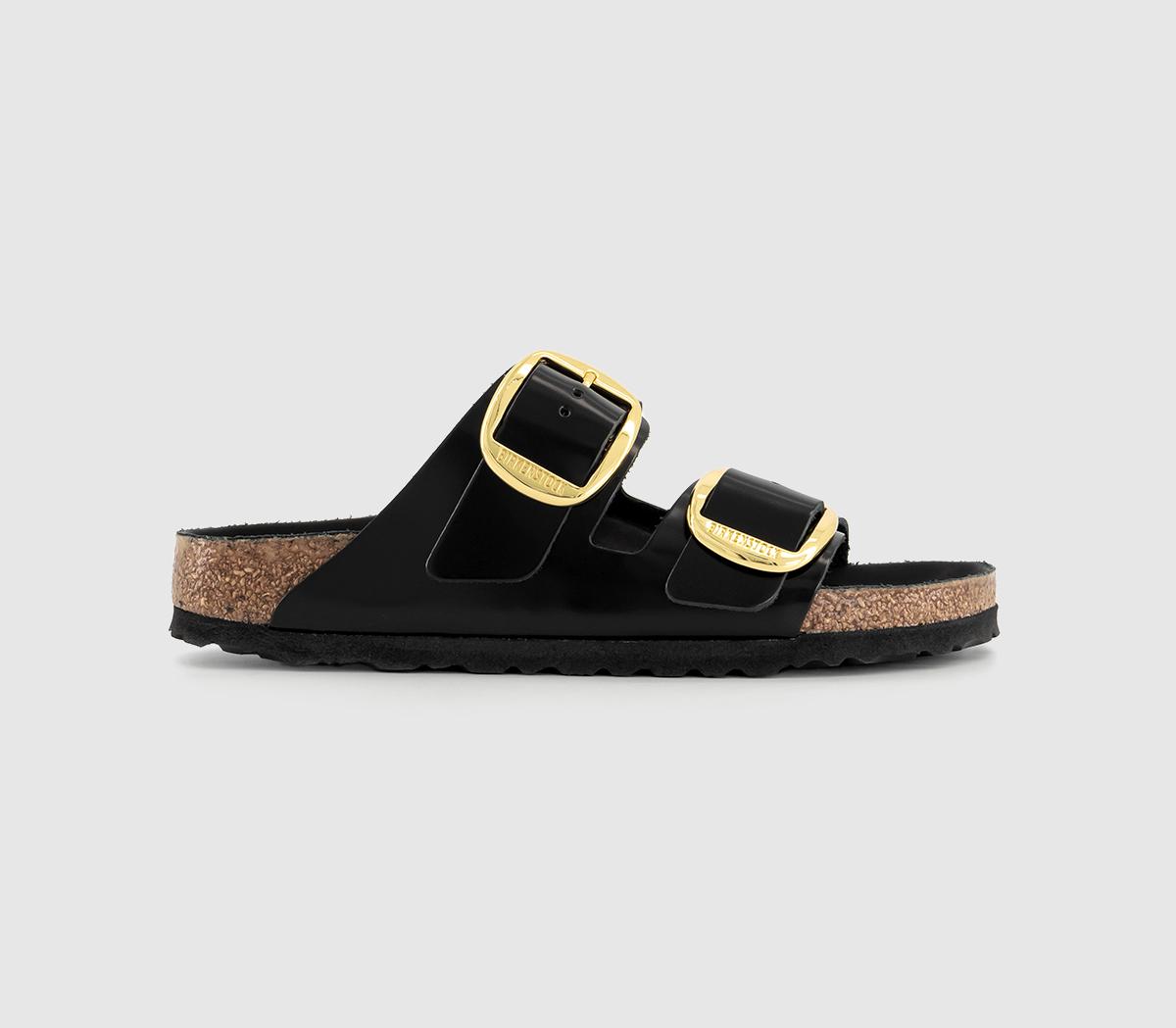 Black and gold store birkenstocks