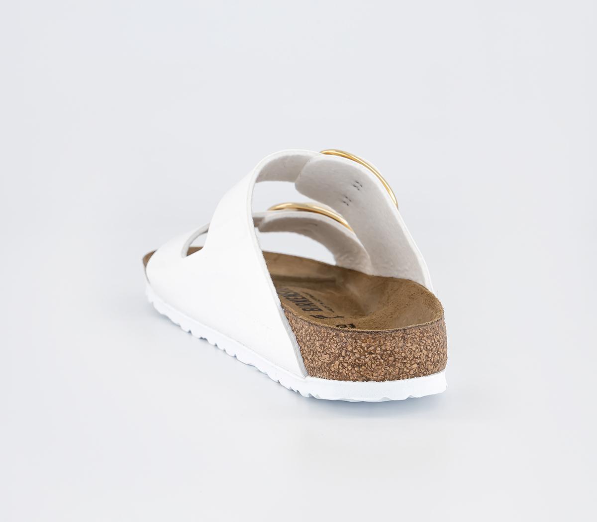 BIRKENSTOCK Arizona Big Buckle Sandals BIRKENSTOCK Arizona Big Buckle Sandals White Patent