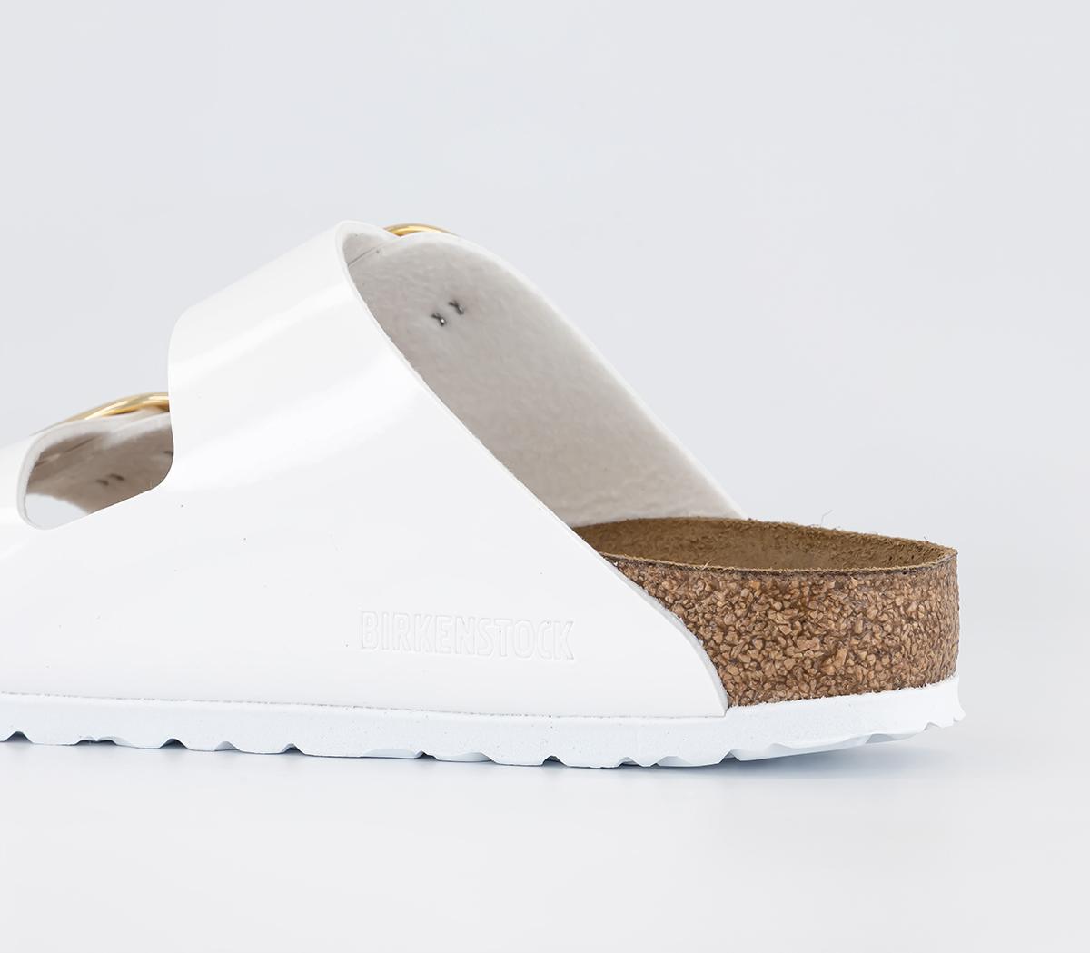 BIRKENSTOCK Arizona Big Buckle Sandals BIRKENSTOCK Arizona Big Buckle Sandals White Patent