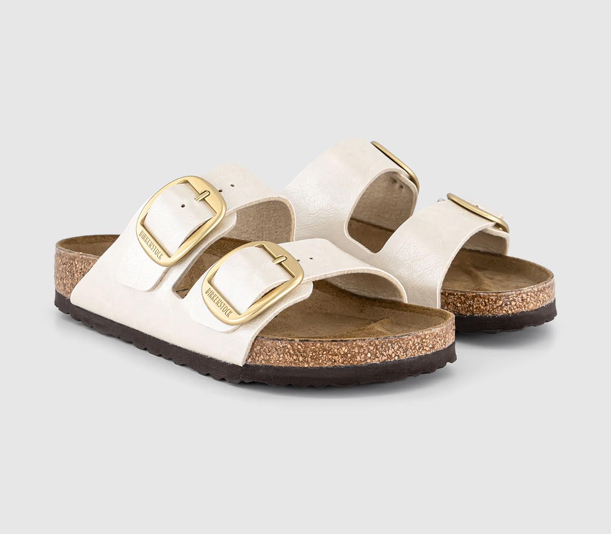 BIRKENSTOCKArizona Big Buckle SandalsGraceful Pearl White R