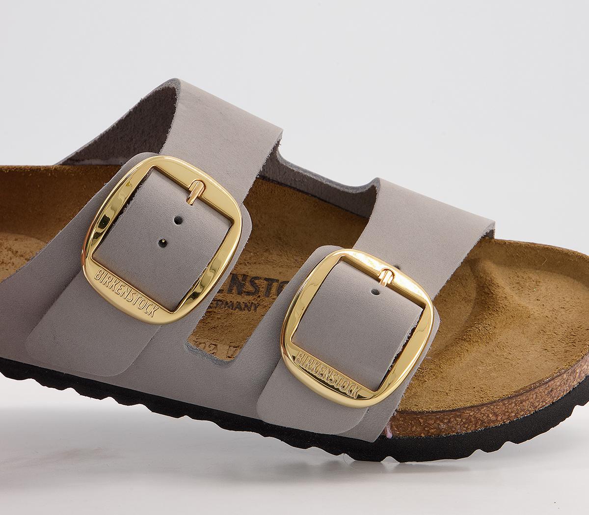 BIRKENSTOCK Arizona Big Buckle Sandals Light Grey Women's Sandals