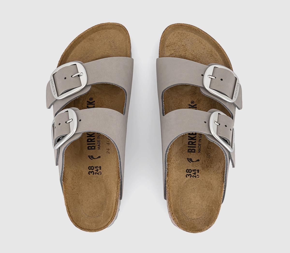 BIRKENSTOCK Arizona Big Buckle Sandals Dove Grey - Women’s Sandals