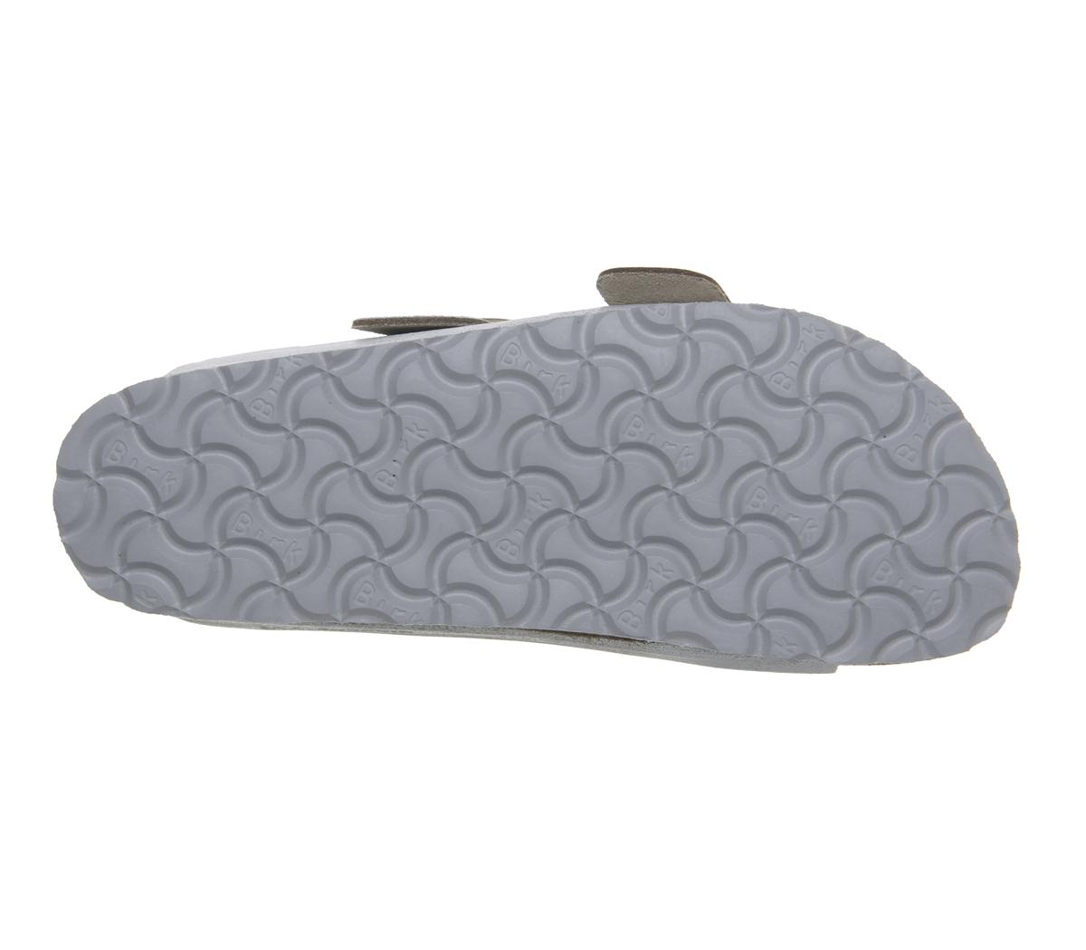 BIRKENSTOCKArizona Big Buckle SandalsWashed Metallic Blue Silver