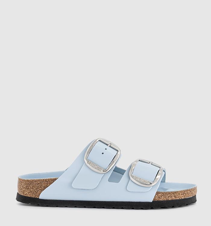 BIRKENSTOCK Arizona Big Buckle Sandals Baby Blue High Shine