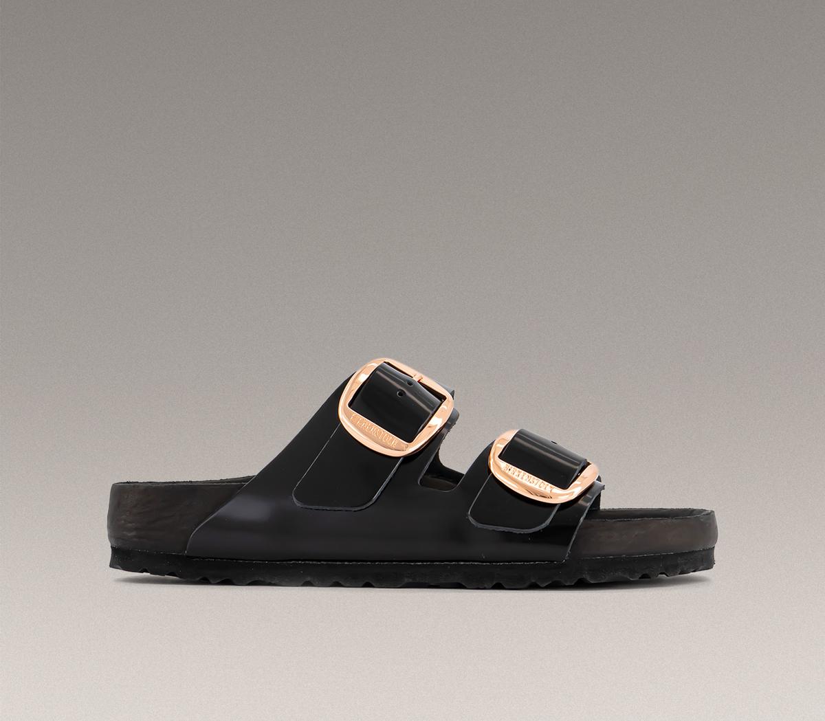BIRKENSTOCKArizona Big Buckle Sandals BIRKENSTOCKArizona Big Buckle SandalsExquisite High Shine Black