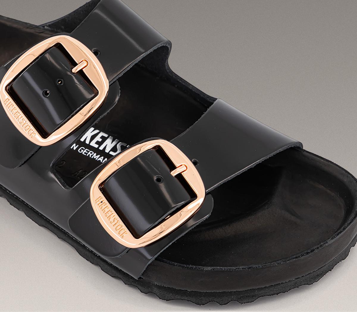 BIRKENSTOCKArizona Big Buckle Sandals BIRKENSTOCKArizona Big Buckle SandalsExquisite High Shine Black