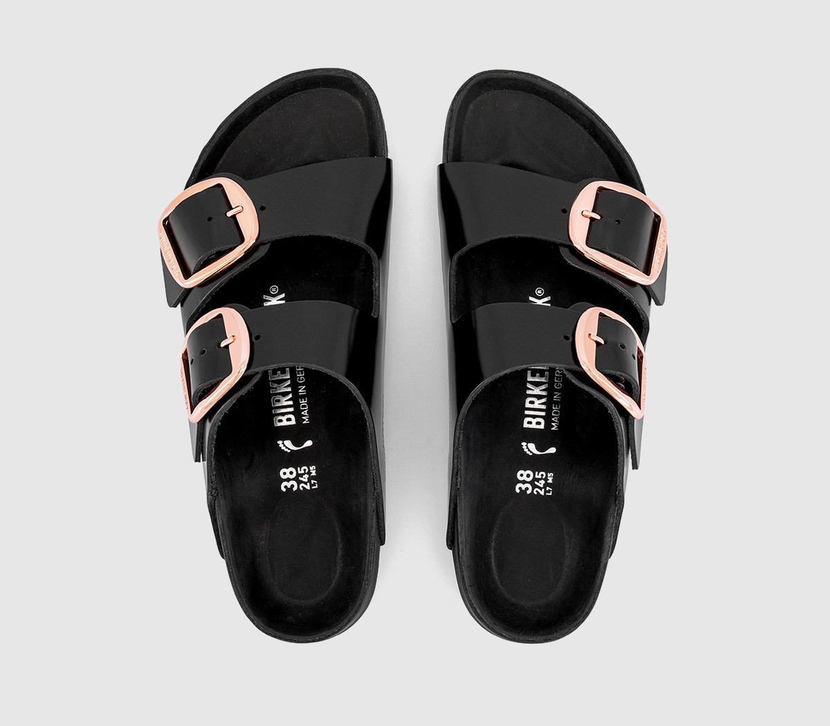 BIRKENSTOCKArizona Big Buckle EXQUISITE SandalsBlack Exq High Shine