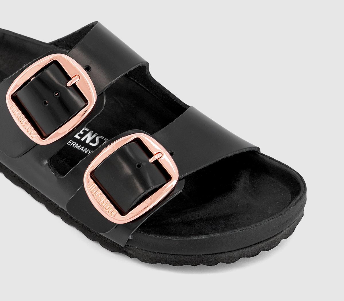 BIRKENSTOCKArizona Big Buckle EXQUISITE SandalsBlack Exq High Shine