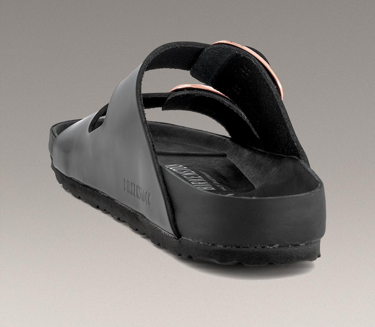 BIRKENSTOCKArizona Big Buckle EXQUISITE Sandals BIRKENSTOCKArizona Big Buckle EXQUISITE SandalsBlack Exq High Shine