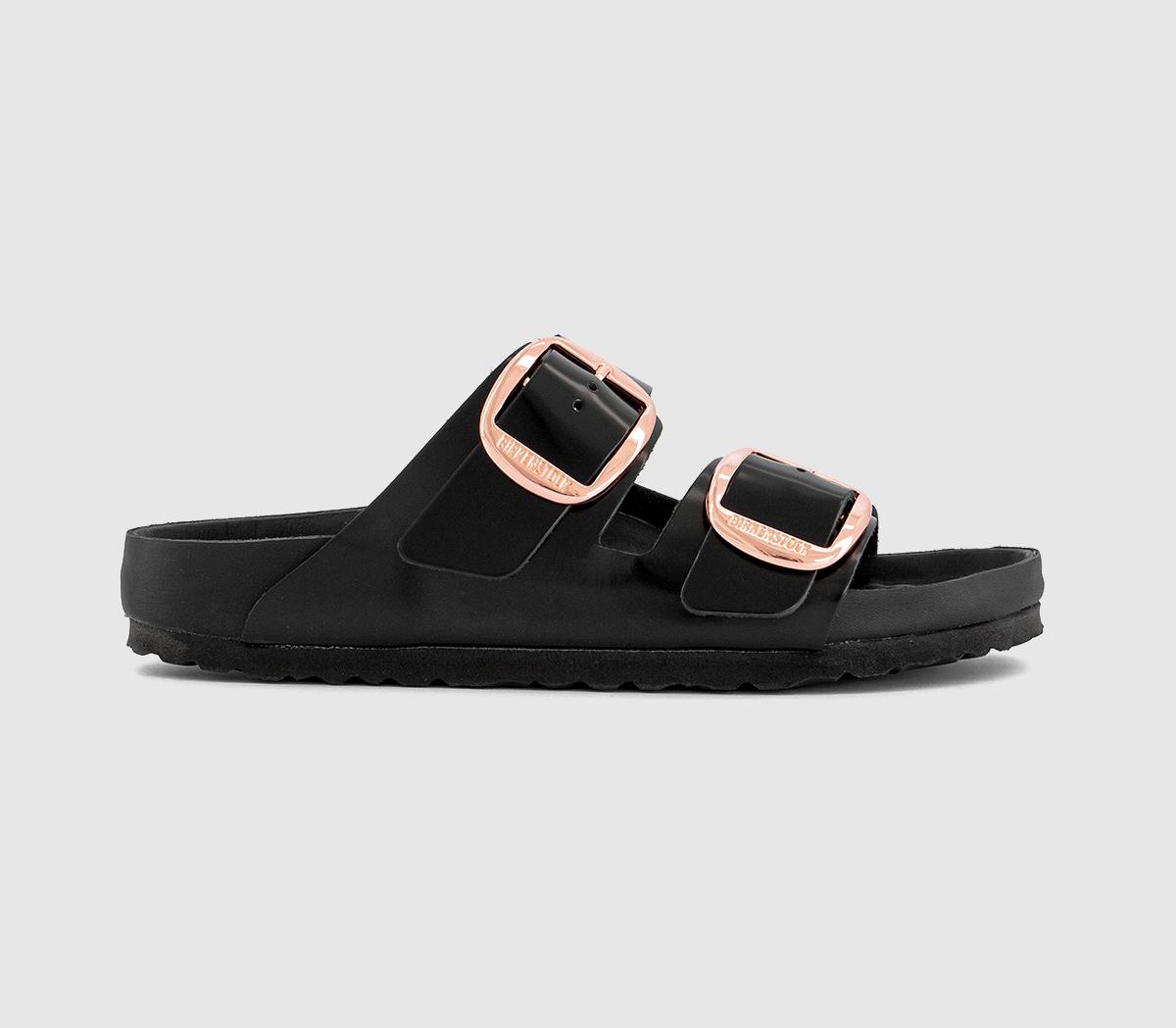 BIRKENSTOCKArizona Big Buckle EXQUISITE SandalsBlack Exq High Shine