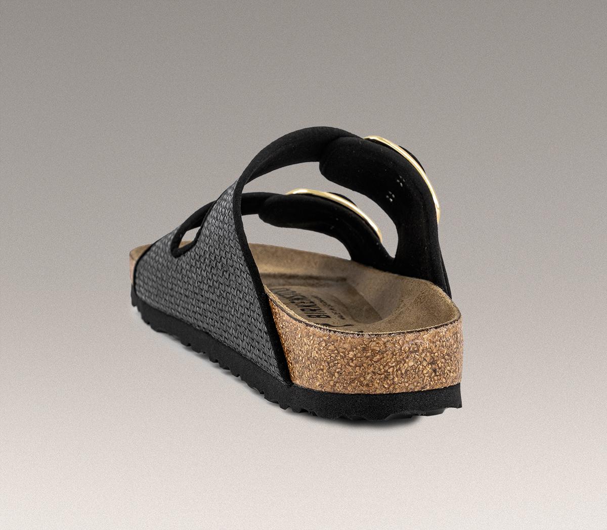 BIRKENSTOCKArizona Big Buckle SandalsRaffia Black