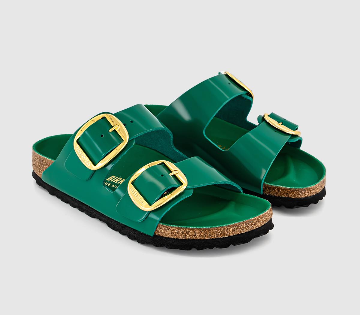 BIRKENSTOCKArizona Big Buckle Sandals High Shine Green Hex