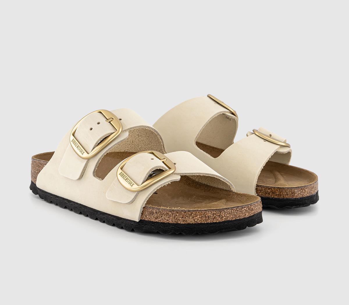 BIRKENSTOCKArizona Big Buckle SandalsEcru Nubuck