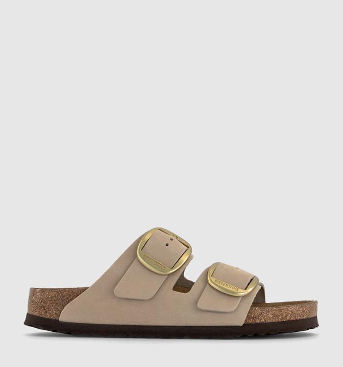 BIRKENSTOCK Arizona Big Buckle Sandals Sandcastle Nubuck