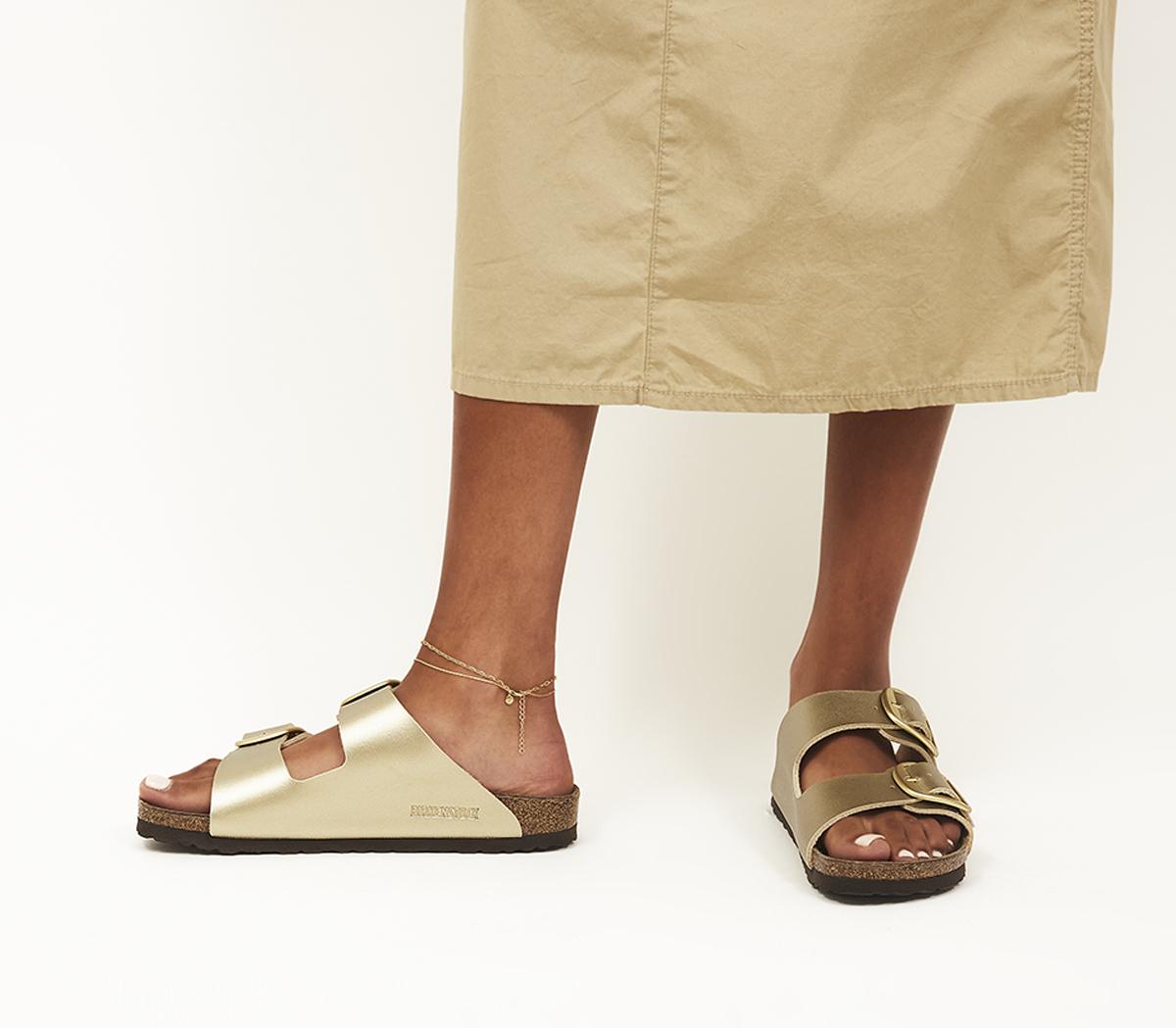 BIRKENSTOCKArizona Big Buckle Sandals Metallic Gold