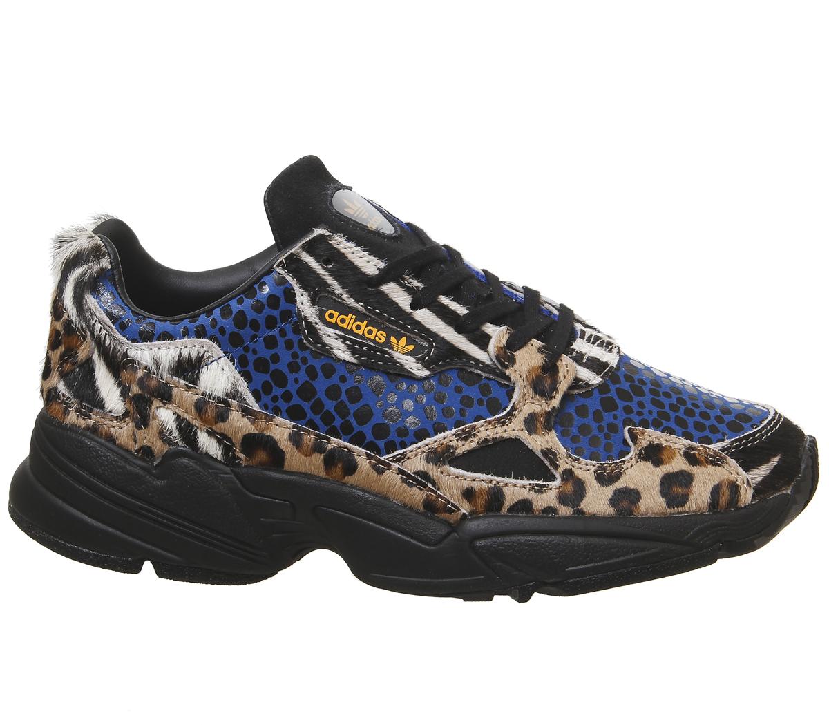 adidasFalcon adidasFalconLeopard Black Off White