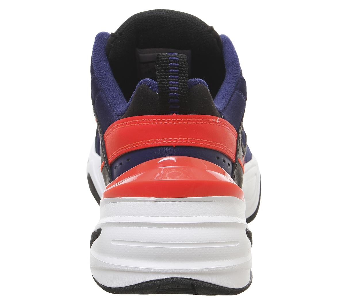 NikeM2k TeknoBlack Deep Royal Blue Bright Crimson White