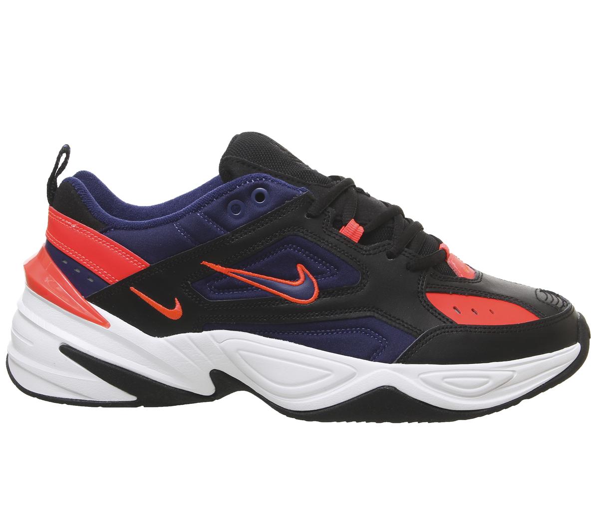 NikeM2k TeknoBlack Deep Royal Blue Bright Crimson White