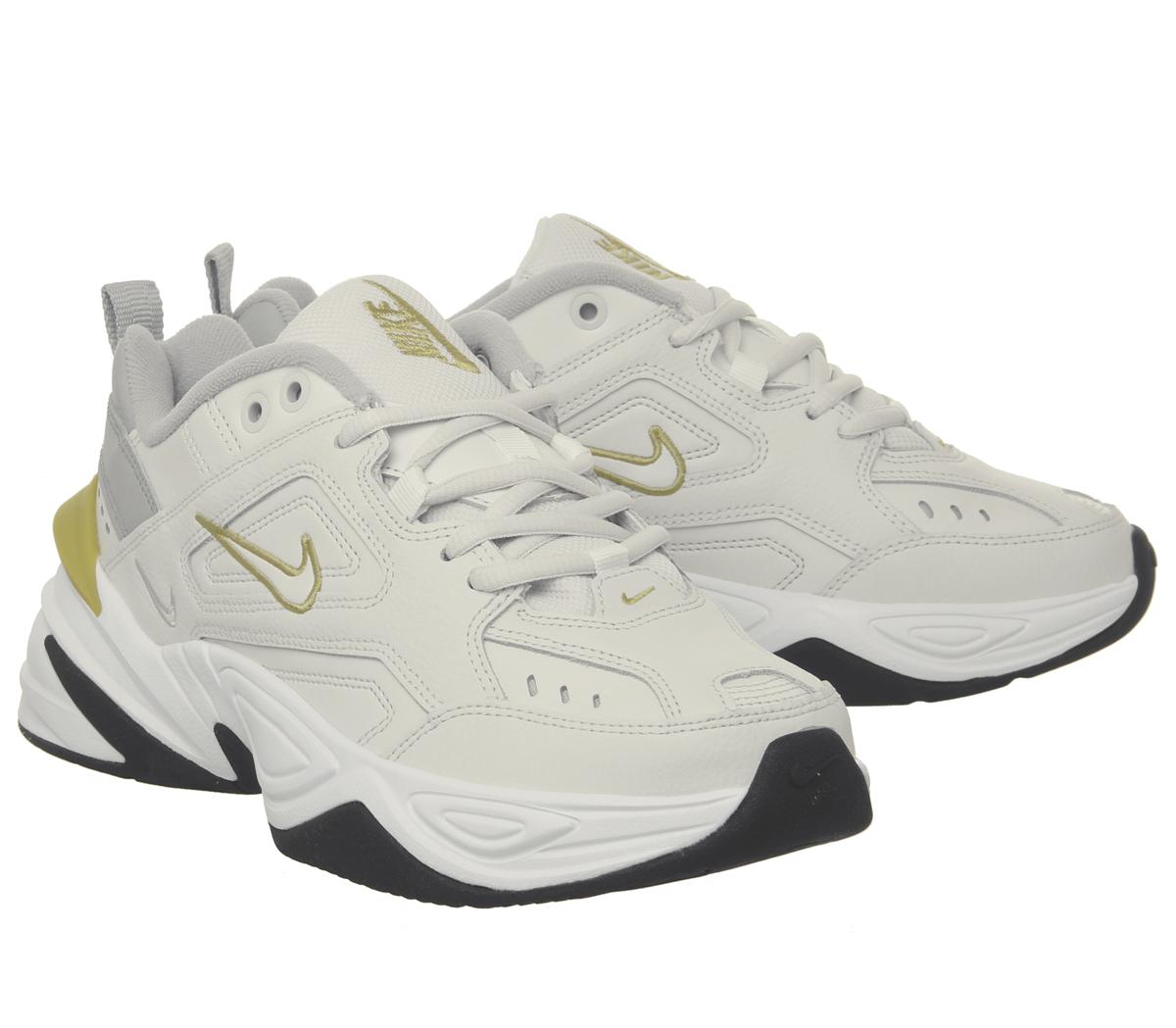 NikeM2k Tekno TrainersPlatinum Celery Wolf Grey White Black F