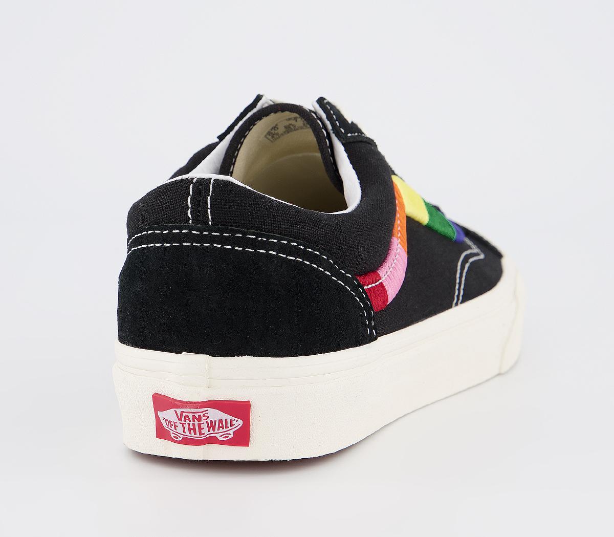Vans Style 36 Trainers Black Multi Marshmallow Embroidery Exclusive ...