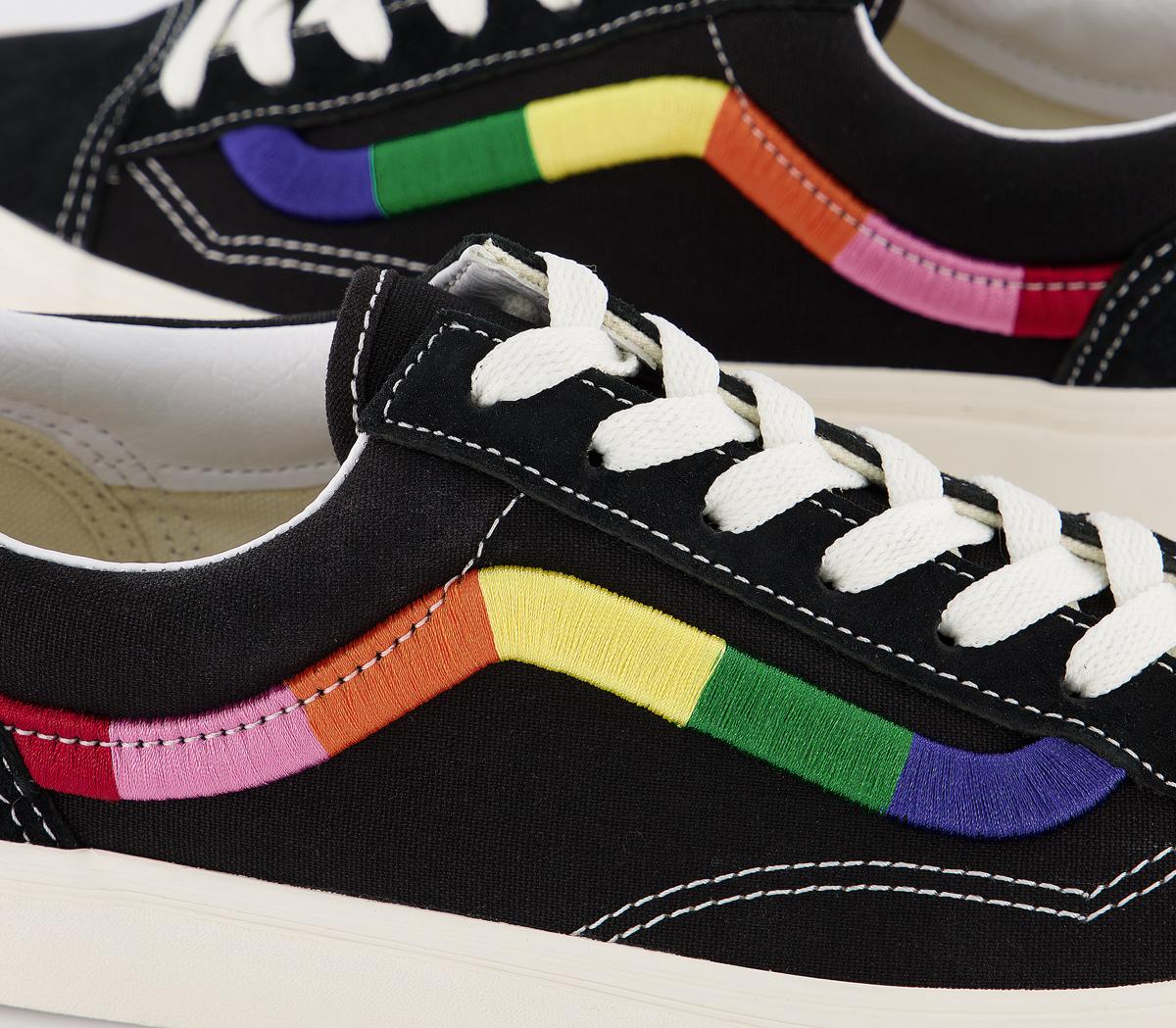 Vans Style 36 Trainers Vans Style 36 Trainers Black Multi Marshmallow Embroidery Exclusive