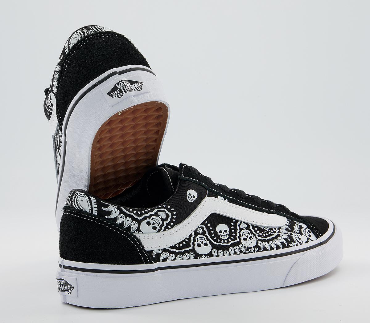 Vans Style 36 Trainers Bandana Black True White - Unisex Sports