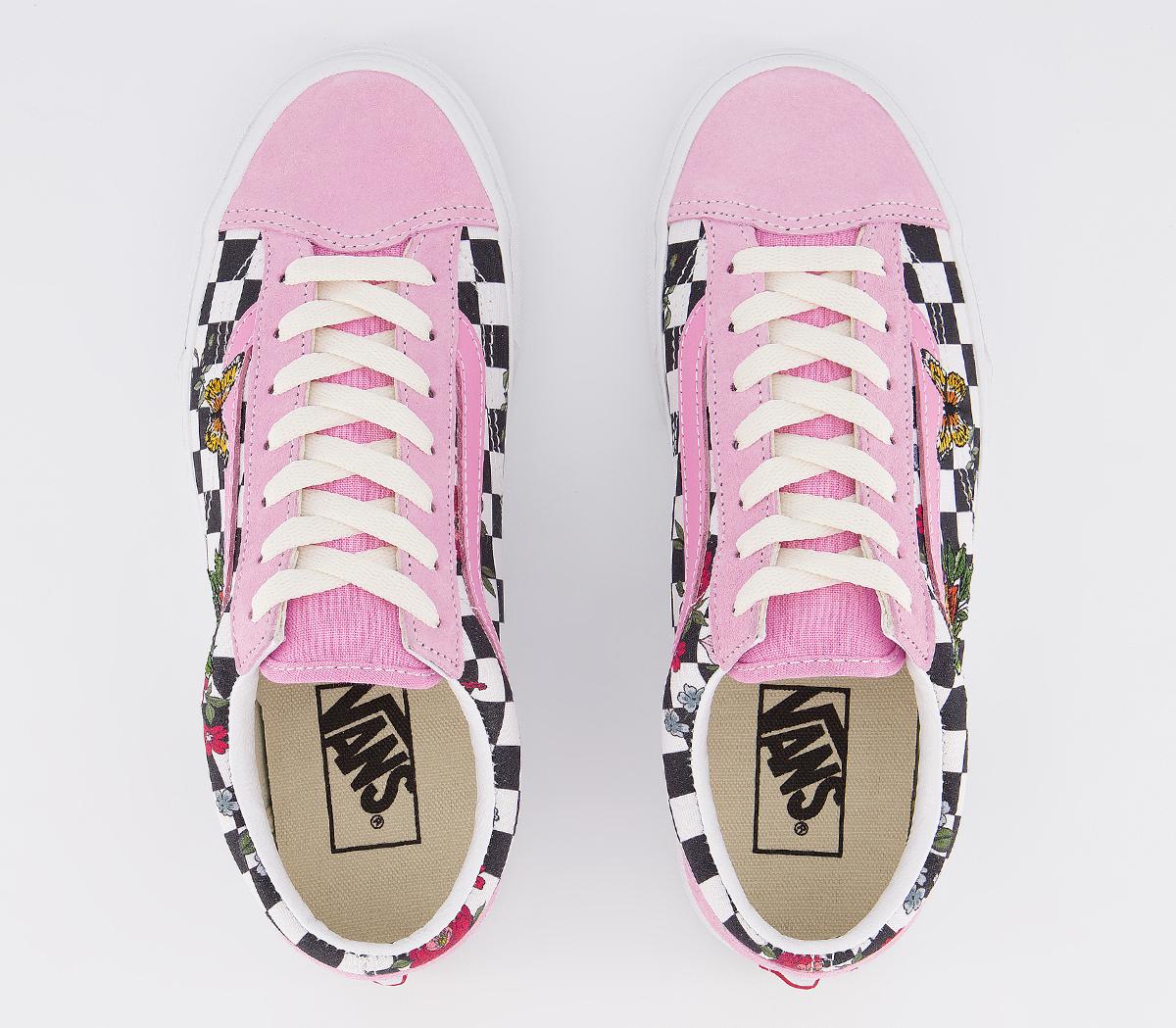 VansStyle 36 TrainersRosebloom Multi Marshmallow Floral Checkerboard Ex
