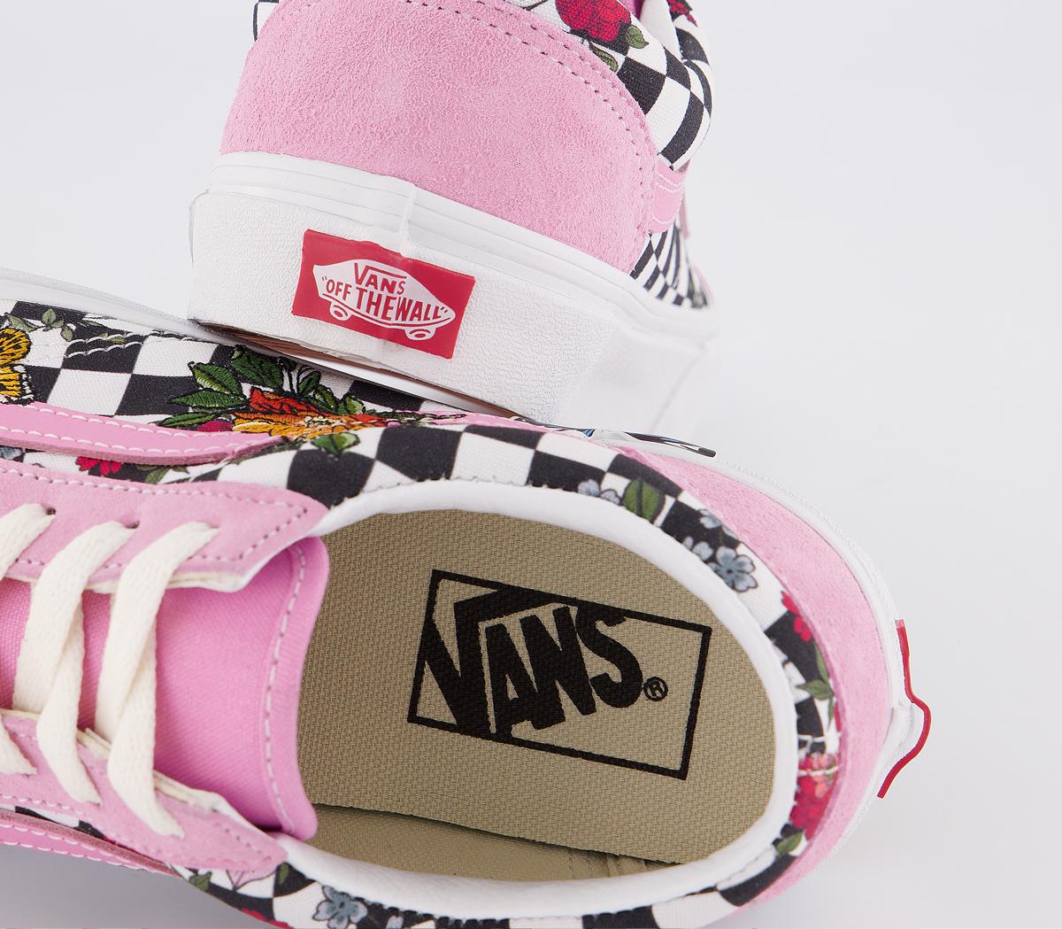 VansStyle 36 TrainersRosebloom Multi Marshmallow Floral Checkerboard Ex