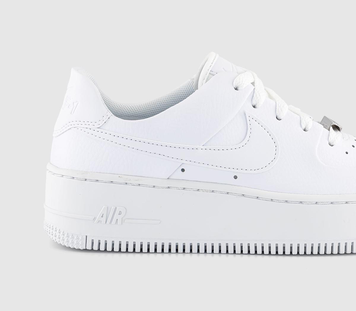 NikeAir Force 1 Sage Trainers NikeAir Force 1 Sage TrainersWhite