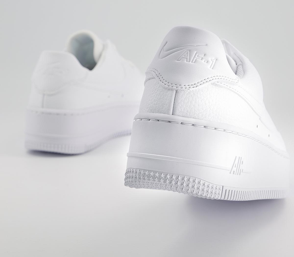 NikeAir Force 1 Sage Trainers NikeAir Force 1 Sage TrainersWhite