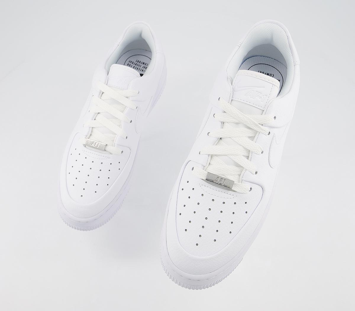NikeAir Force 1 Sage Trainers NikeAir Force 1 Sage TrainersWhite