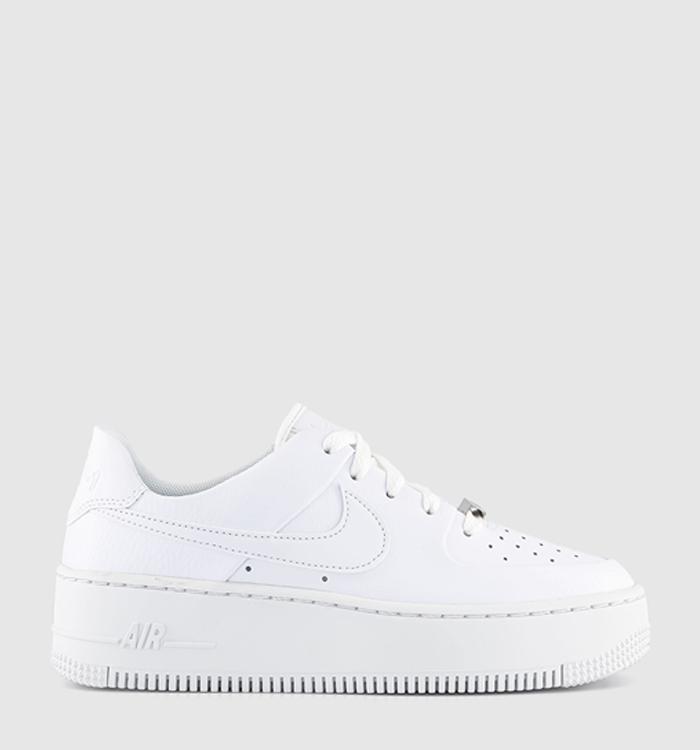 Nike Air Force 1 Sage Trainers White