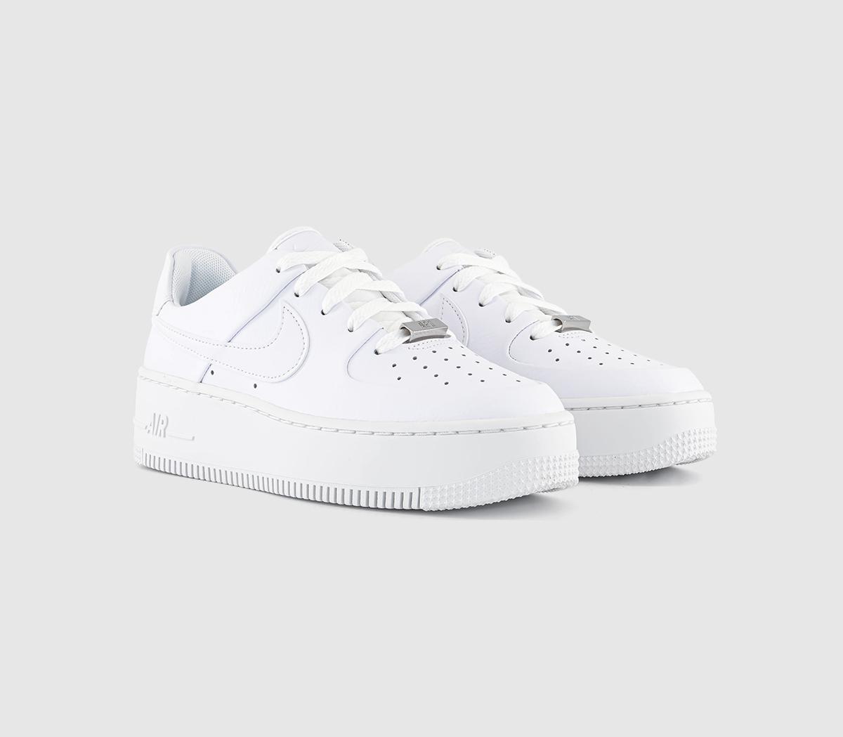 NikeAir Force 1 Sage Trainers NikeAir Force 1 Sage TrainersWhite