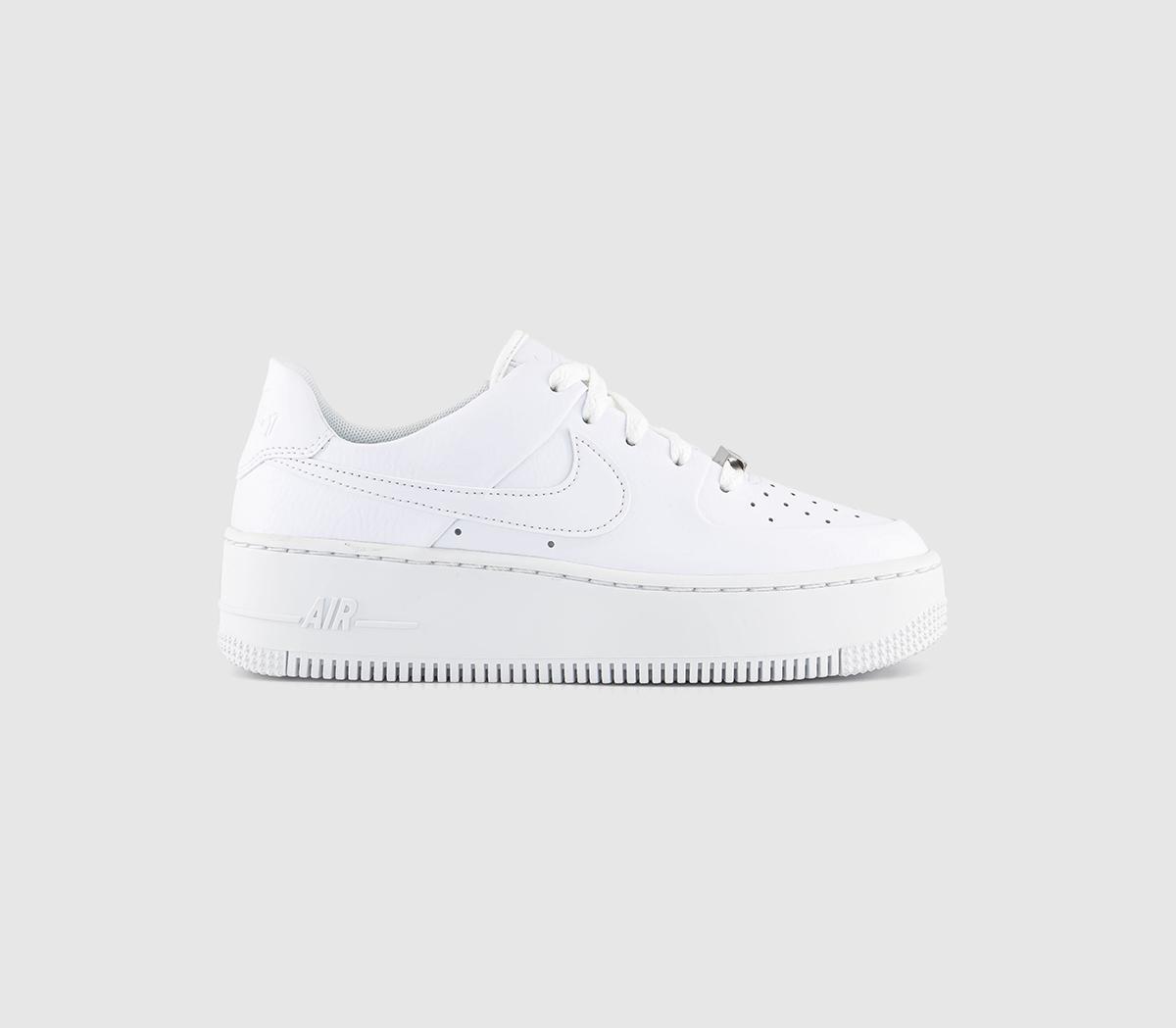 NikeAir Force 1 Sage Trainers NikeAir Force 1 Sage TrainersWhite