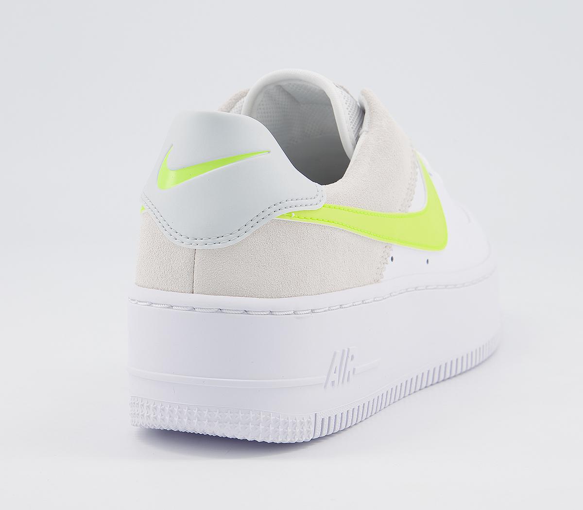 NikeAir Force 1 Sage NikeAir Force 1 SageWhite Lemon Venom Pure Platinum Fossil