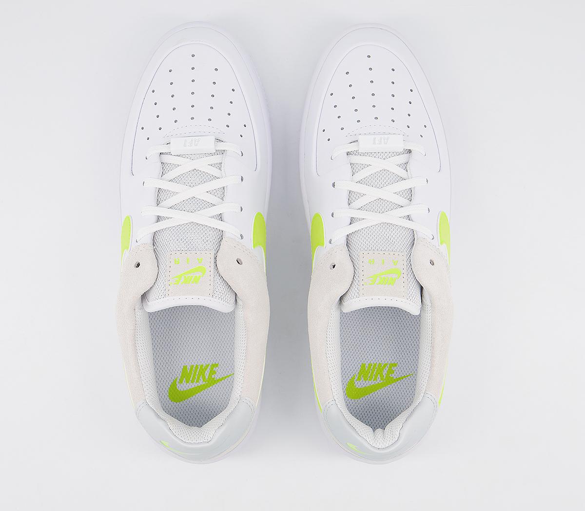 NikeAir Force 1 Sage NikeAir Force 1 SageWhite Lemon Venom Pure Platinum Fossil