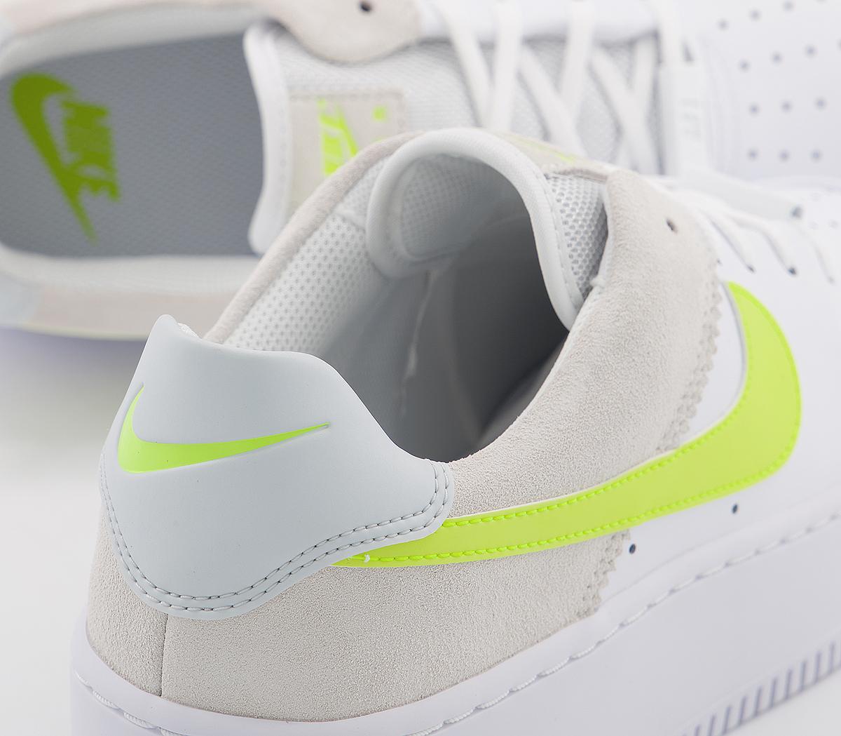 NikeAir Force 1 Sage NikeAir Force 1 SageWhite Lemon Venom Pure Platinum Fossil