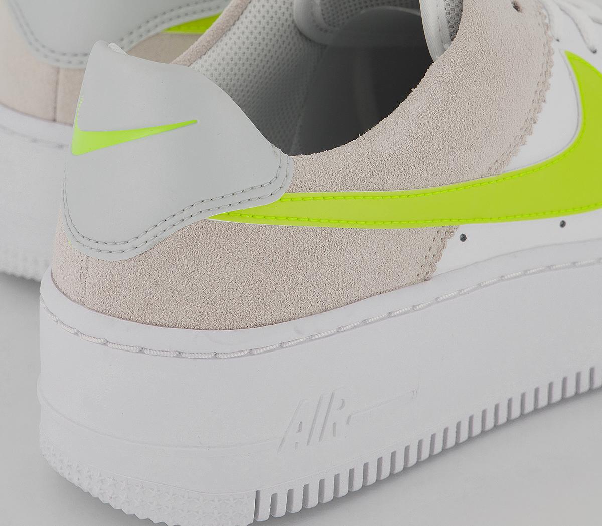 NikeAir Force 1 Sage NikeAir Force 1 SageWhite Lemon Venom Pure Platinum Fossil