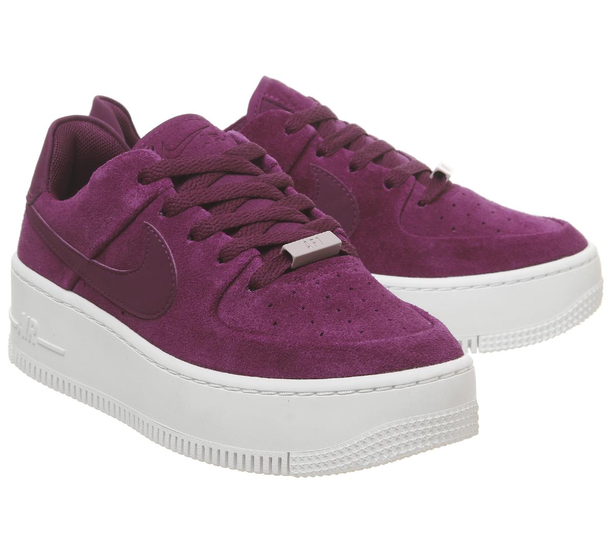nike lilac air force 1 sage trainers